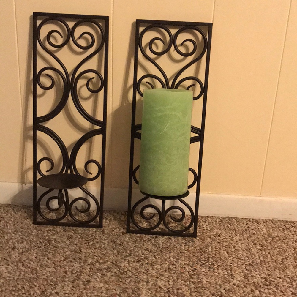 Wall mount candle holders 🕯